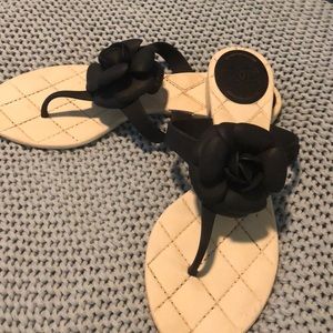 Chanel flip flops!